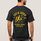 Funny Sports Day Egg and Spoon Race Melbourne Tシャツ (裏面)