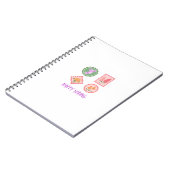 Funny Spring Stamp Axolotl ノートブック (左側)