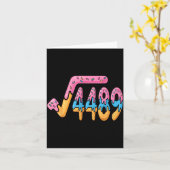 Funny Square Root 4489 Funny 67 Math Ice Cream Mem カード (黄色い花)