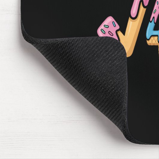 Funny Square Root 4489 Funny 67 Math Ice Cream Mem マウスパッド (コーナー)