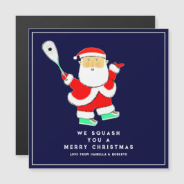 Funny Squash Sports Holiday Cards