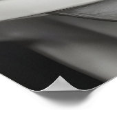 Funny Squirrel Bathroom Print, Reading Newspaper ポスター (角)