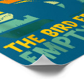 Funny Squirrel Excuse Me, Bird Feeder's Empty Agai ポスター (角)