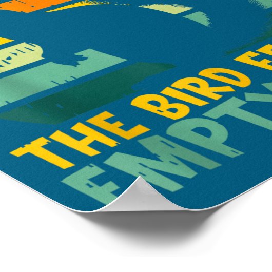 Funny Squirrel Excuse Me, Bird Feeder's Empty Agai ポスター (角)