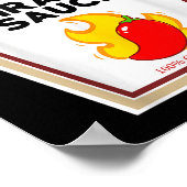 Funny Sriracha Sauce Diy Halloween Costume Group C ポスター (角)