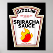 Funny Sriracha Sauce Diy Halloween Costume Group C ポスター (正面)