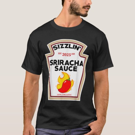 Funny Sriracha Sauce Diy Halloween Costume Group C Tシャツ (正面)