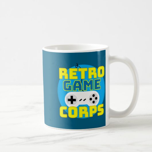 Funny Srt Game Lover Quote Retro Game Corps Basic  コーヒーマグカップ (右)