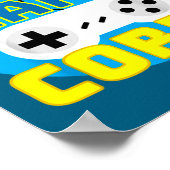 Funny Srt Game Lover Quote Retro Game Corps Basic  ポスター (角)