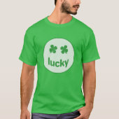Funny St Patrick Day Lucky Smile Face Meme Tシャツ (正面)