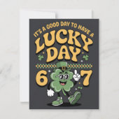 Funny St Patrick’s Day 67 Card シーズンカード (正面)