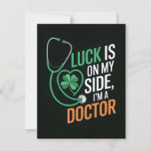 Funny St Patrick’s Day Doctor Card シーズンカード (正面)
