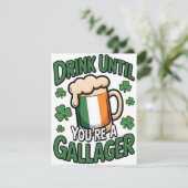 Funny St Patrick’s Day Gallagher Card シーズンカード (スタンド正面)