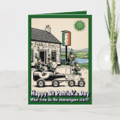 Funny St Patrick's Day Card カード (正面)