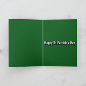 Funny St Patrick's Day Card カード (内部)