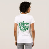 Funny St. Patrick's Day funny Tractor Tシャツ (裏面フル)