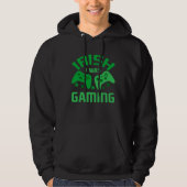 Funny St Patricks Day Gaming Irish I Was Gaming Fo パーカ (正面)