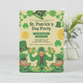 funny st patricks day invitations シーズンカード (スタンド正面)