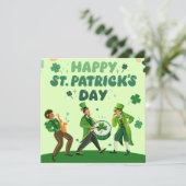 funny st patricks day invitations シーズンカード (スタンド正面)