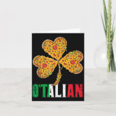 Funny St Patricks Day Irish Zza Italian Pride O'ta カード (正面)