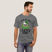 Funny St Patrick's Day Llama This Is My Lucky Tシャツ (正面フル)