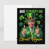 Funny St Patricks Day Parody  シーズンカード (正面/裏面)