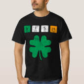 Funny St Patricks Day Science Teacher Irish Chemis Tシャツ (正面)