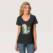 Funny St Patrick's Day Shirt Leprechaun Dragon Clo Tシャツ (正面フル)