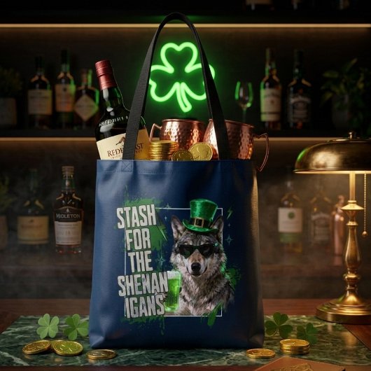 Funny St Patricks Day Stash For Shenanigans トートバッグ