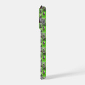 Funny Staffordshire Bull Terrier Photo Collage, iPhoneケース (左側面)