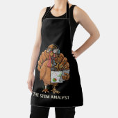  Funny STEM Analyst Robot Turkey Thanksgiving Gift エプロン (インサイチュ)