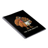 Funny STEM Analyst Robot Turkey Thanksgiving Gift ノートブック (右側)
