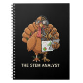 Funny STEM Analyst Robot Turkey Thanksgiving Gift ノートブック (正面)