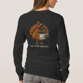  Funny STEM Analyst Robot Turkey Thanksgiving Gift Tシャツ (裏面)