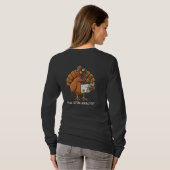  Funny STEM Analyst Robot Turkey Thanksgiving Gift Tシャツ (裏面フル)