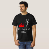 Funny Stick Figure Man Sarcastic Pun Well That's N Tシャツ (正面フル)