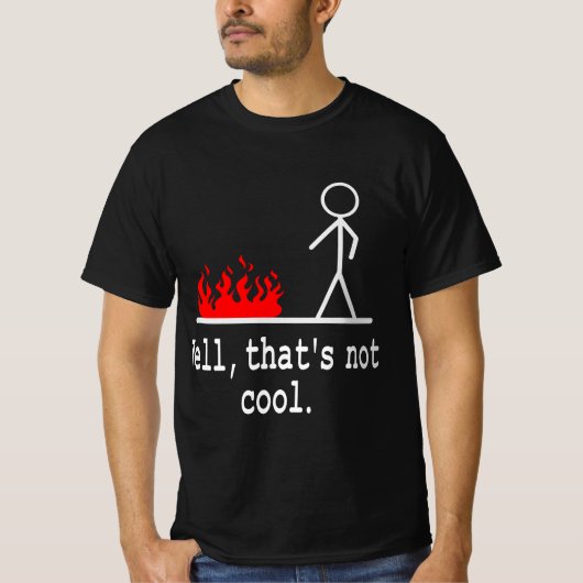 Funny Stick Figure Man Sarcastic Pun Well That's N Tシャツ (正面)