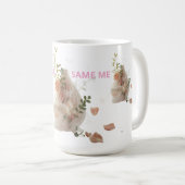 Funny Sticker – NEW CAR, SAME ME コーヒーマグカップ (正面右)