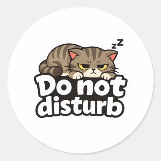 Funny Stickers ラウンドシール (正面)