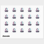 Funny Stickers ラウンドシール (シート)