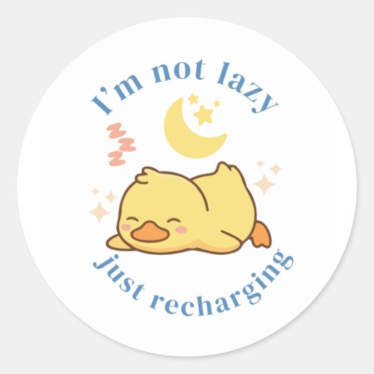 Funny Stickers ラウンドシール (正面)