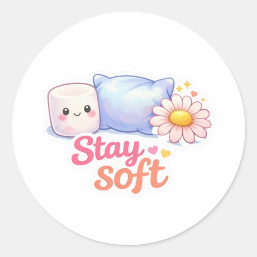 Funny Stickers ラウンドシール (正面)