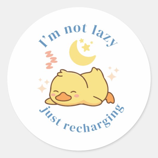 Funny Stickers ラウンドシール (正面)