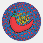 Funny stickers ラウンドシール (正面)