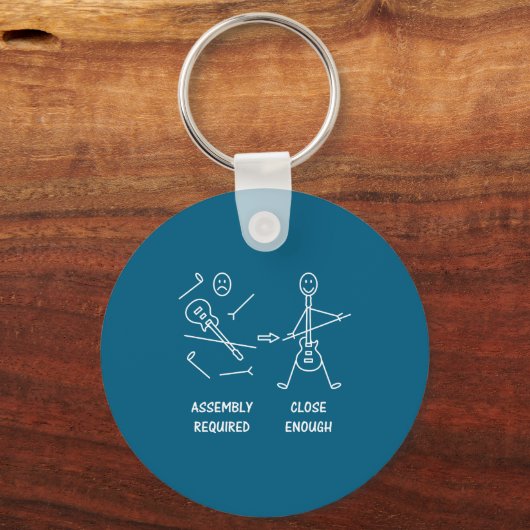 Funny Stickman Guitarist Embly  キーホルダー (正面)