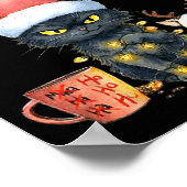 Funny Still Evil Just Being Festive About It Cat C ポスター (角)