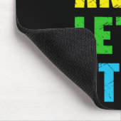 Funny Stim And Let Stim Autism Awareness Month Men マウスパッド (コーナー)