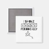 Funny Stoner Day Periodic Table Science Thc  マグネット (正面/裏面)