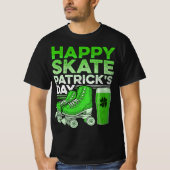 Funny StPatrick's Day Roller Skates Beeer  Tシャツ (正面)