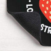 Funny Strawberry Art For Girls Women Fruit Strawbe マウスパッド (コーナー)